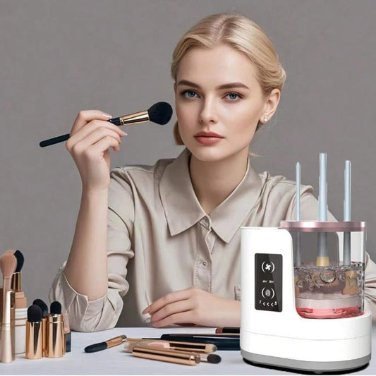 Limpiador de Brochas de Maquillaje Eléctrico